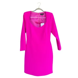 NEW GENERATION LOVE SINCLAIR CREPE MINI DRESS MAGENTA L