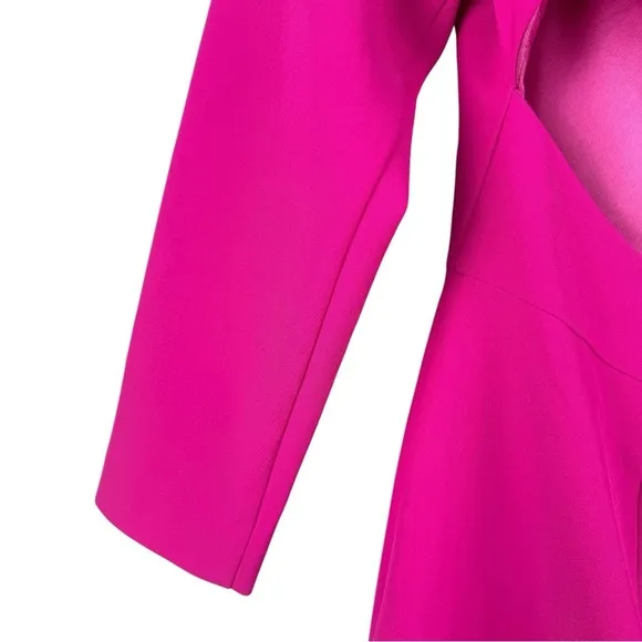 NEW GENERATION LOVE SINCLAIR CREPE MINI DRESS MAGENTA L