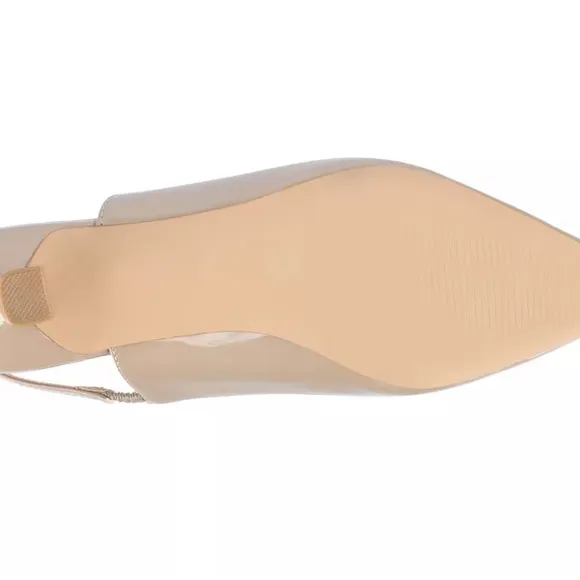 New in Box Women's Journee Paulina Pump Tan Slingback Shoes Sz 12m