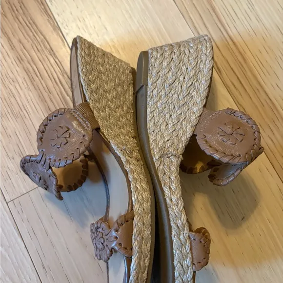 New Jack Rogers mini wedge Shelby Jute sandals