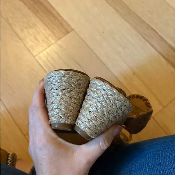 New Jack Rogers mini wedge Shelby Jute sandals