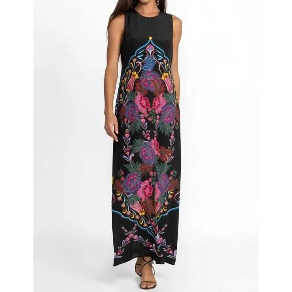 NEW JOHNNY WAS tatianna maxi dress in ettas garden