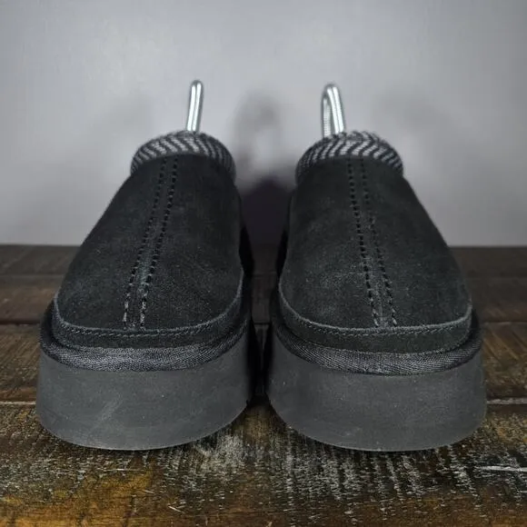 NEW Koolaburra by UGG Burree Platform Womens Size 7 Slipper Shoes Black White