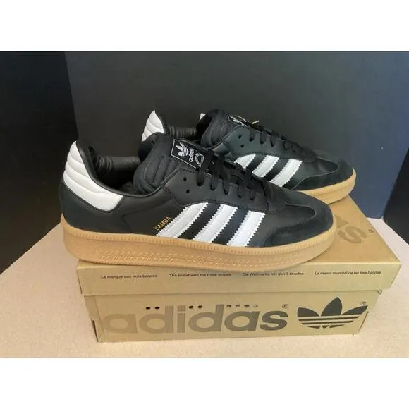 New! Mens Adidas Originals Samba XLG Black/White/Gum Athletic Shoes. Size 11.5.