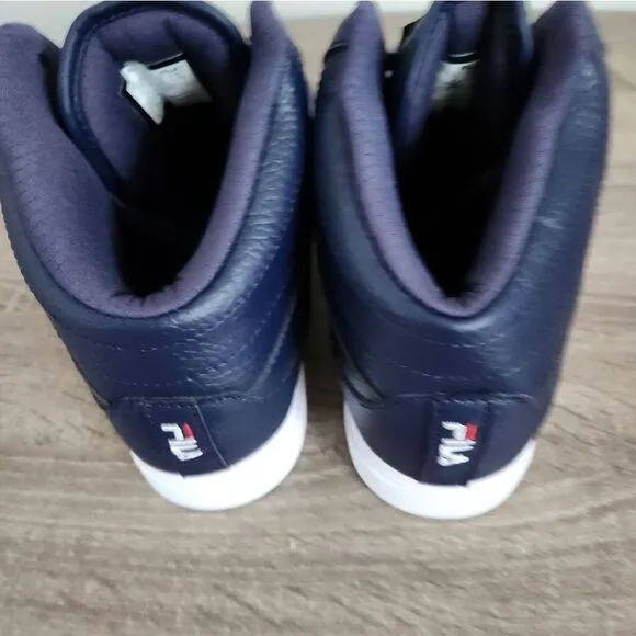 NEW MEN'S FILA ATHLETIC SHOES BLUE/WHITE COLOR SIZE 7