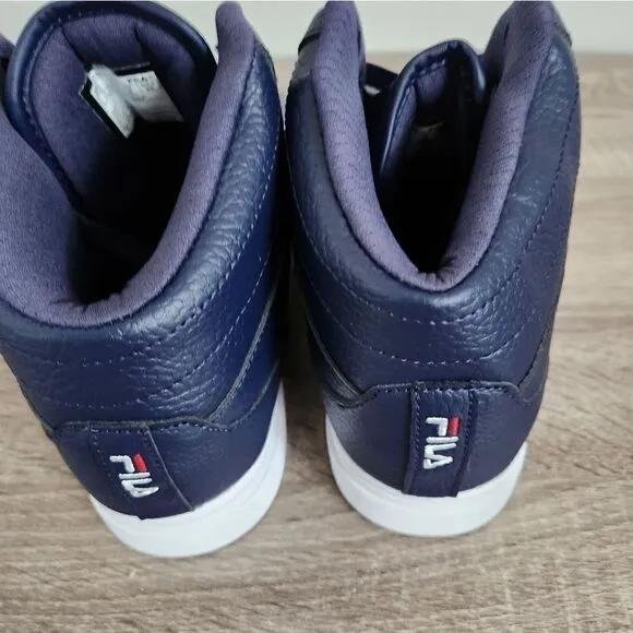 NEW MEN'S FILA ATHLETIC SHOES BLUE/WHITE COLOR SIZE 7