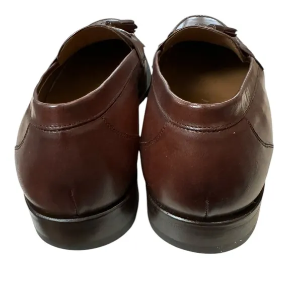 New Mezlan E2391 Cognac Men's Leather Dress Shoes Loafers 8.5