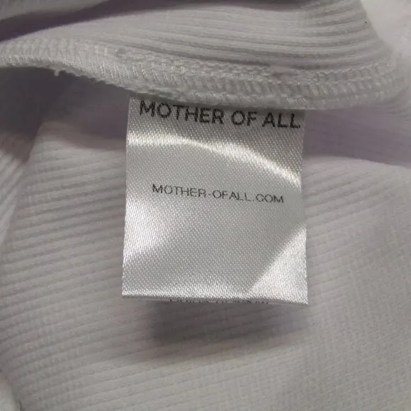 NEW MOTHER OF ALL Womens Midi Dress White Size S Ariel Rib Cut-Out Sleeveless