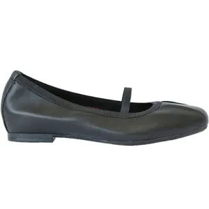 New Munro Shoes TINA-BLACK flat LAMB BLACK LAMB leather ballerina 9.5 W wide