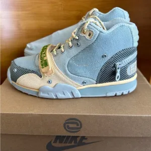New- Nike x Travis Scott Air Trainer Sneakers Size 4 Youth Athletic Shoes