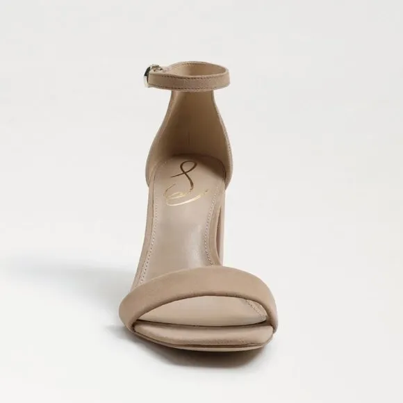 NEW Sam Edelman Daniella Block Heel Sandal in Oatmeal Suede Sz. 10