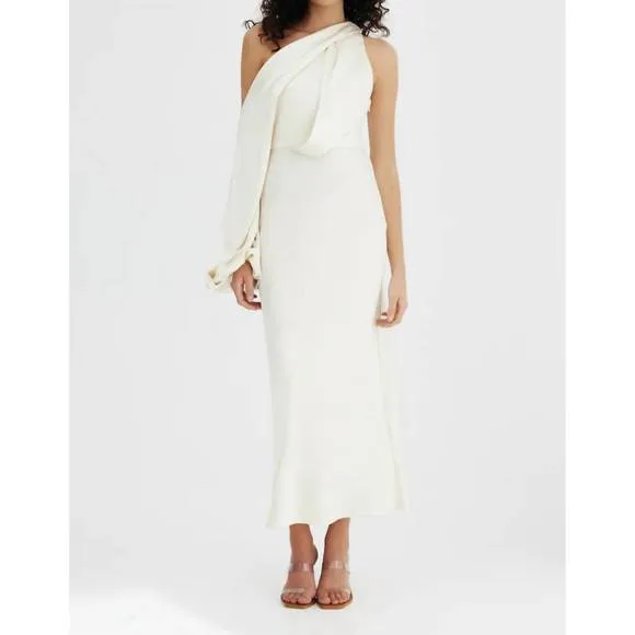NEW SIGNIFICANT OTHER lana dress in buttercream