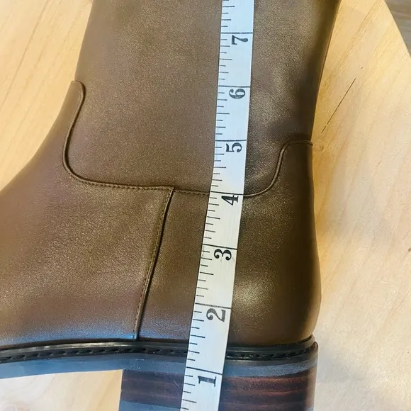 New Stuart Weitzman Men’s 11.5 B Brown Leather Zippered Boots Retail $595