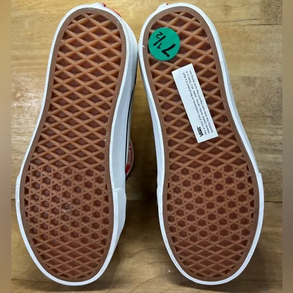 NEW Vans Hi Filmore PLATFORM Womens Size 7.5 Shoes Sneakers Cream-Green