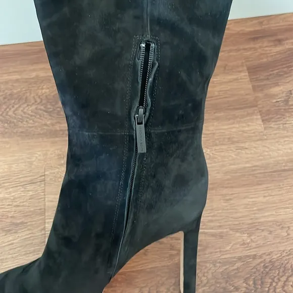 New Veronica Beard Dali Suede Knee High Boots