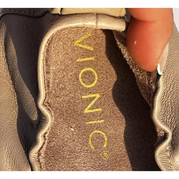 New Vionic Uptown Ballet Flats Women's Slip-on Shoes Magnolia Dusk Size 11