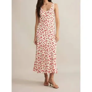 NEW Z SUPPLY hana la rosa ditsy maxi dress in sea salt