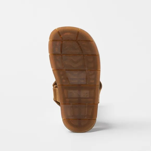 New Zara Leather Sandals