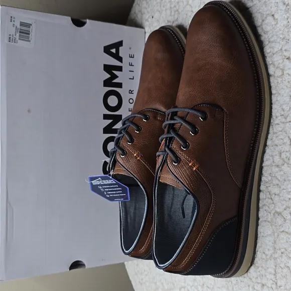 NIB Sonoma Goods For Life Freer Men's Dress Shoes Sz 10.5