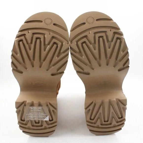 NIB UGG Women's Classic Short New Heights Boots in Chestnut US Size 8