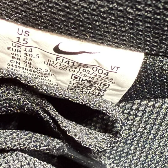 Nike Air Force 1 '07 Smoke Grey Mens Shoes FJ4170-004 VNDS Sz 15
