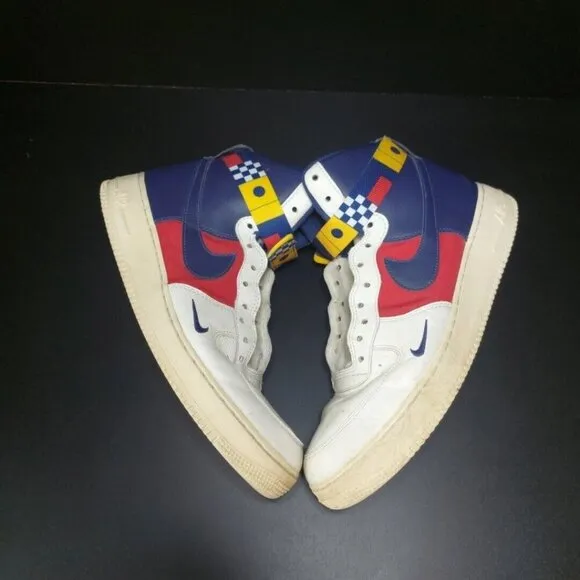 Nike Air Force 1 HighTop Nautical Redux 2018 AR5395-100 Size 11.5 NO Shoe String