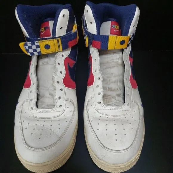 Nike Air Force 1 HighTop Nautical Redux 2018 AR5395-100 Size 11.5 NO Shoe String