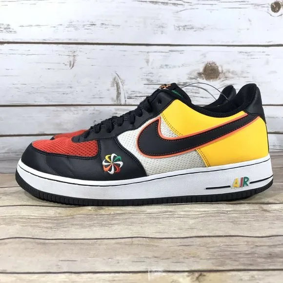 Nike Air Force 1 Low Sunburst Shoes Mens Size 11.5 Athletic CK9282-100 Sneaker