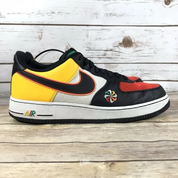 Nike Air Force 1 Low Sunburst Shoes Mens Size 11.5 Athletic CK9282-100 Sneaker