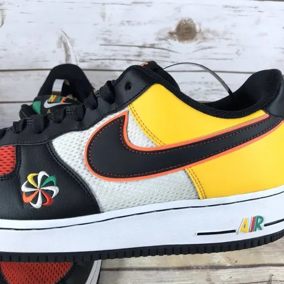 Nike Air Force 1 Low Sunburst Shoes Mens Size 11.5 Athletic CK9282-100 Sneaker