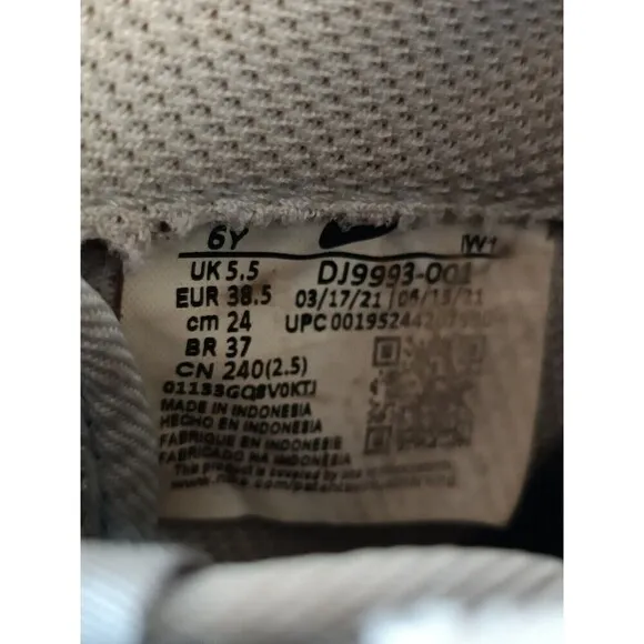 Nike Air Force 1 Shoes Kids Size 6Y GS NBA 75th Anniversary Multicolor