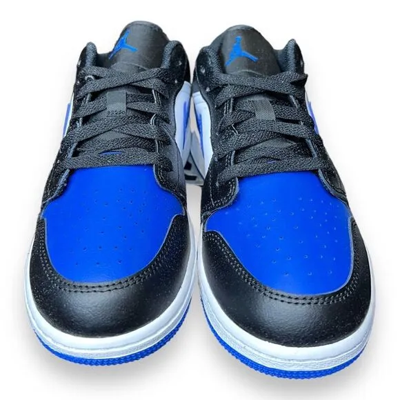 Nike Air Jordan 1 Low &quot;White/Black/White/Royal Blue&quot; Big‎ Kids' Shoes Size 6Y