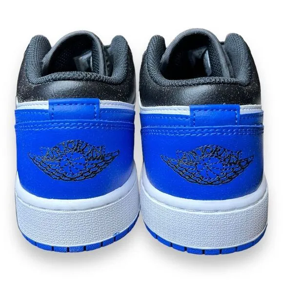 Nike Air Jordan 1 Low &quot;White/Black/White/Royal Blue&quot; Big‎ Kids' Shoes Size 6Y