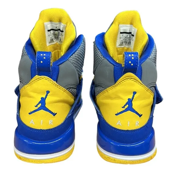 Nike Air Jordan Flight 23 Womens Gray Blue Athletic Shoes Sneakers 524865-089