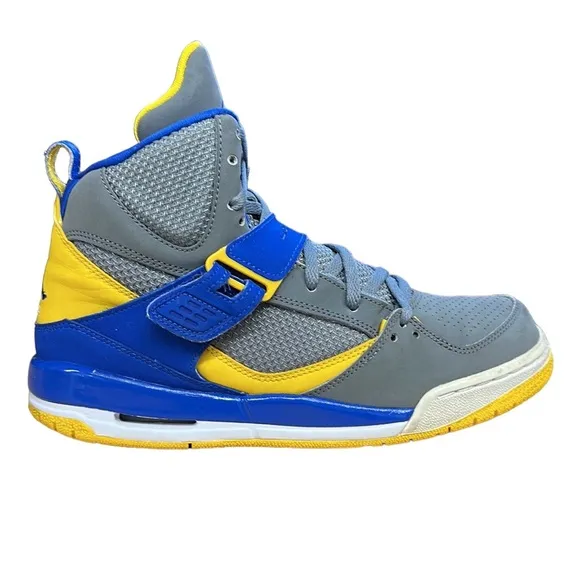 Nike Air Jordan Flight 23 Womens Gray Blue Athletic Shoes Sneakers 524865-089
