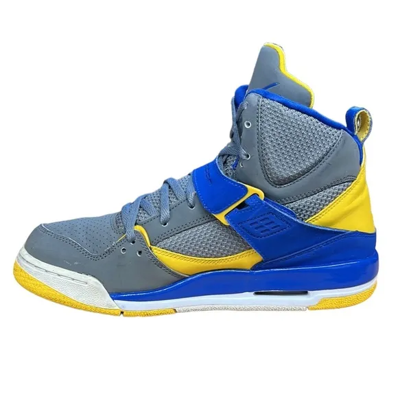 Nike Air Jordan Flight 23 Womens Gray Blue Athletic Shoes Sneakers 524865-089