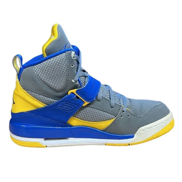 Nike Air Jordan Flight 23 Womens Gray Blue Athletic Shoes Sneakers 524865-089