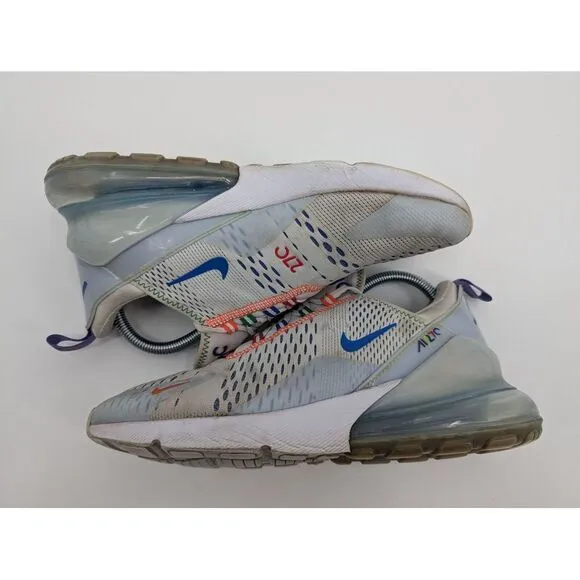 Nike Air Max 270 Mens 8 Olympic Rings White Racer Blue Athletic Shoes CZ7947-100