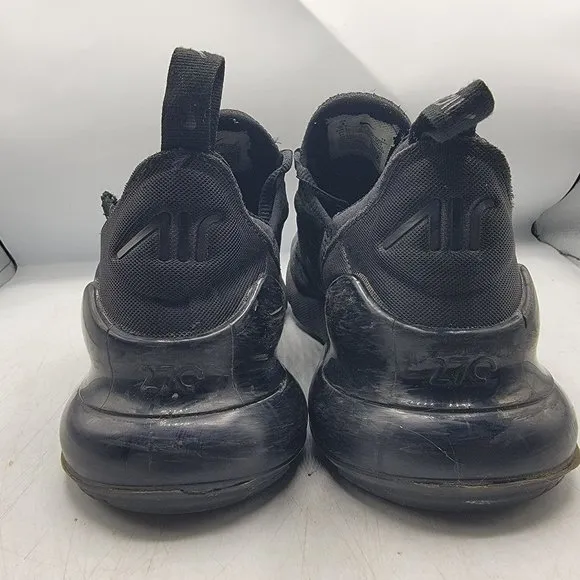 Nike Air Max 270 Mens 8 Triple Black Sneaker Shoes Casual Outdoors AH8050-005