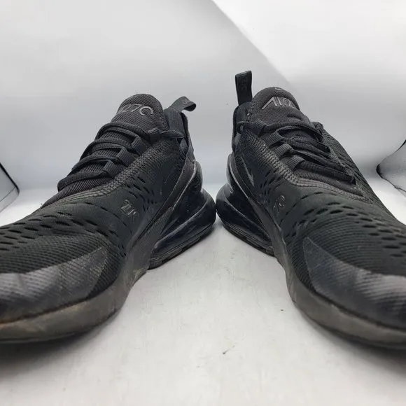 Nike Air Max 270 Mens 8 Triple Black Sneaker Shoes Casual Outdoors AH8050-005