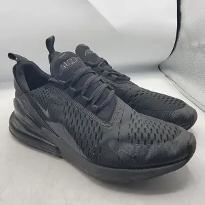 Nike Air Max 270 Mens 8 Triple Black Sneaker Shoes Casual Outdoors AH8050-005