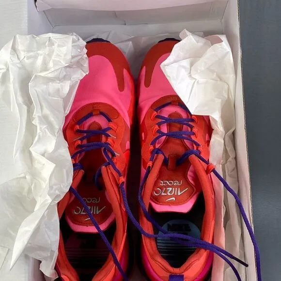 Nike AIR MAX 270 REACT 'ELECTRONIC MUSIC MYSTIC RED ‘ sneaker shoes mens size 12
