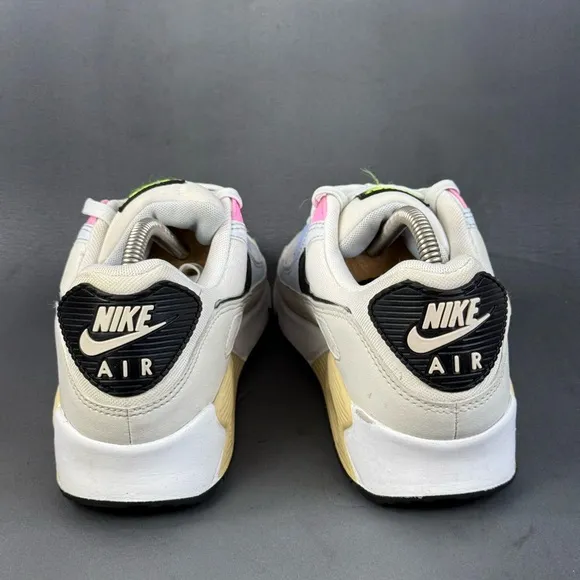 Nike Air Max 90 Multi-Color Pastel athletic sneaker shoes womens size 11