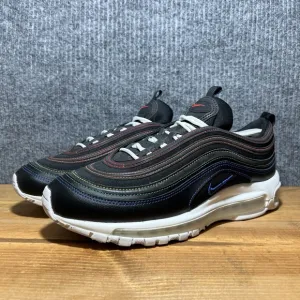 Nike Air Max 97 Rainbow Stitch Womens Size 9.5 Black Athletic Shoes Sneakers