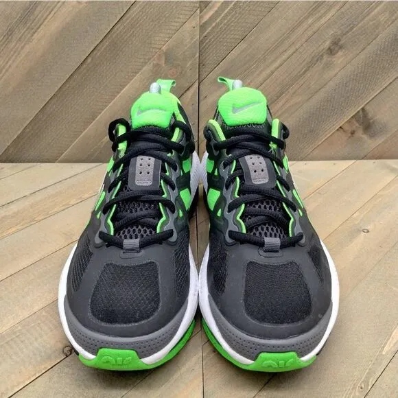 Nike Air‎ Max Genome Athletic Sneakers Womens Size 8.5 Black Green Silver Shoes