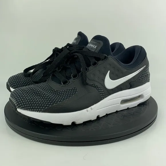 Nike Air Max Zero Essentials Black/White Athletic Shoes 876070-004 Men's Size 8