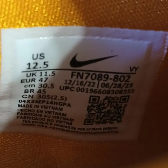 Nike Air Zoom Freak 5 TB Promo University Orange Athletic Shoes Mens 12.5