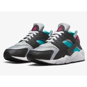 Nike Air Huarache DD1068-004 Mens Black/Pink/Emerald Athletic Sneaker Shoes RS49