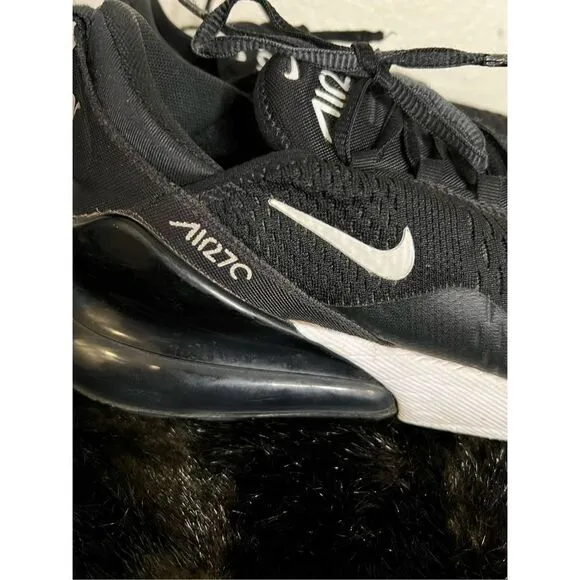 Nike Air Max  Black White Athletic Shoes 9.5