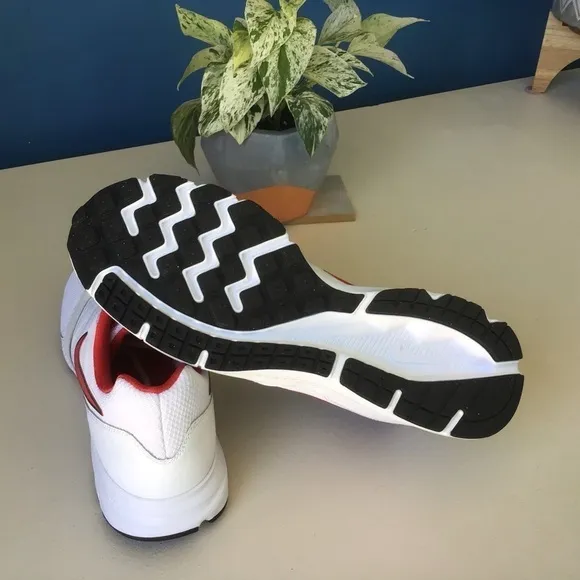 Nike Downshifter Athletic Red White Mens Shoes